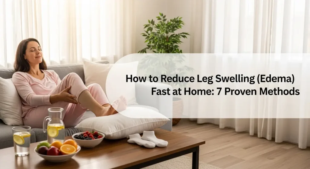 How to Reduce Leg Swelling (Edema) Fast at Home: 7 Proven Methods